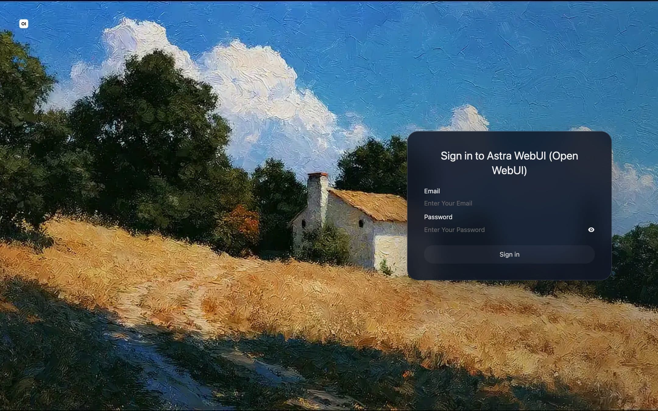 ASTRA AI server screenshot