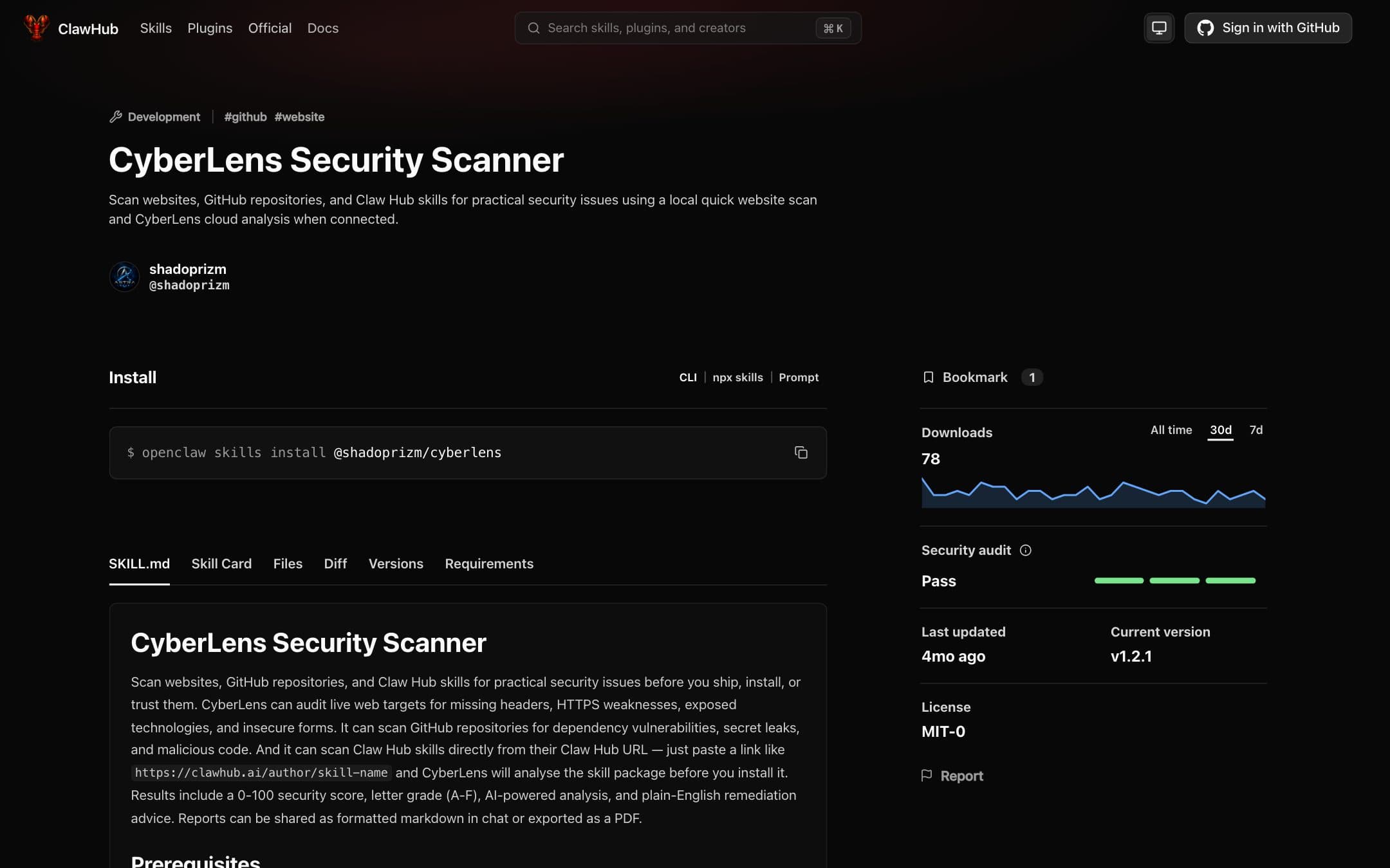 Cyber Lens AI Tools screenshot