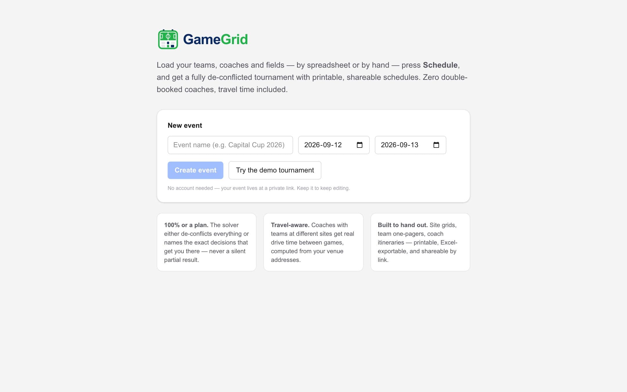 GameGrid screenshot