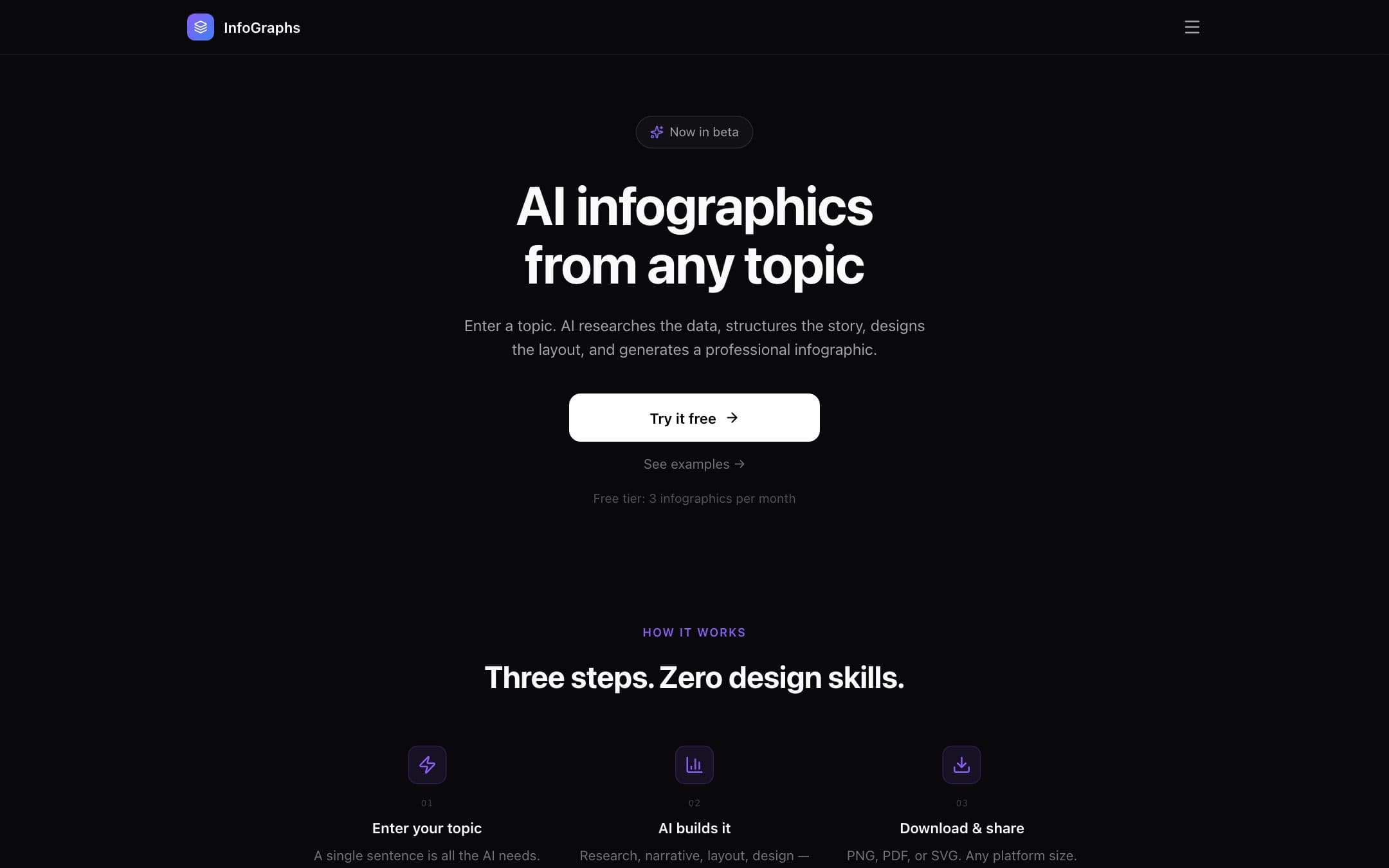 InfoGraphs screenshot