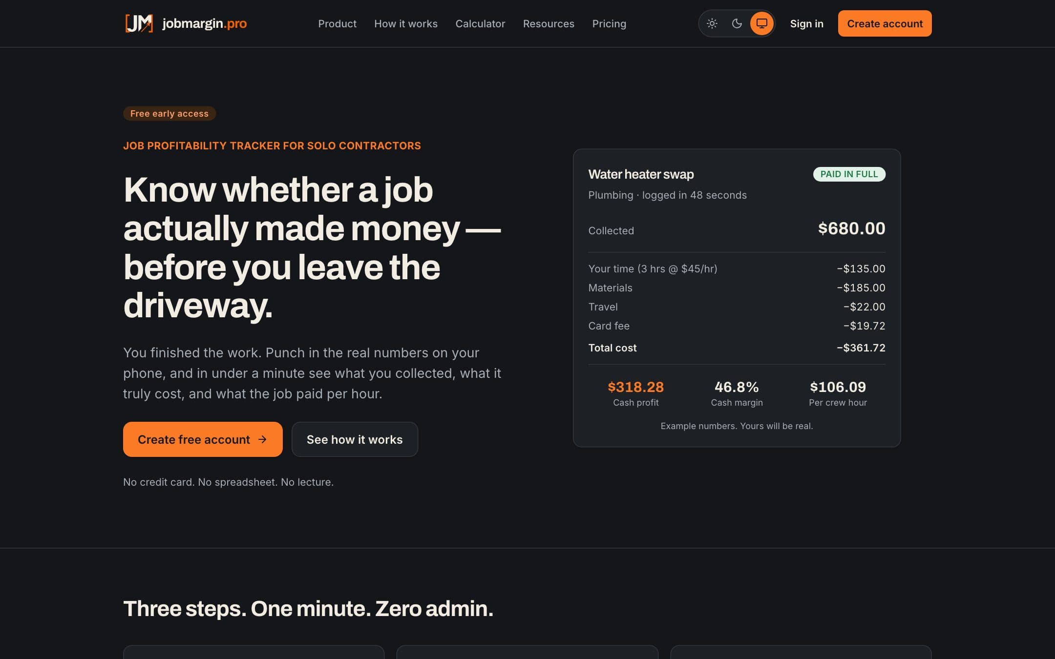 JobMargin Pro screenshot