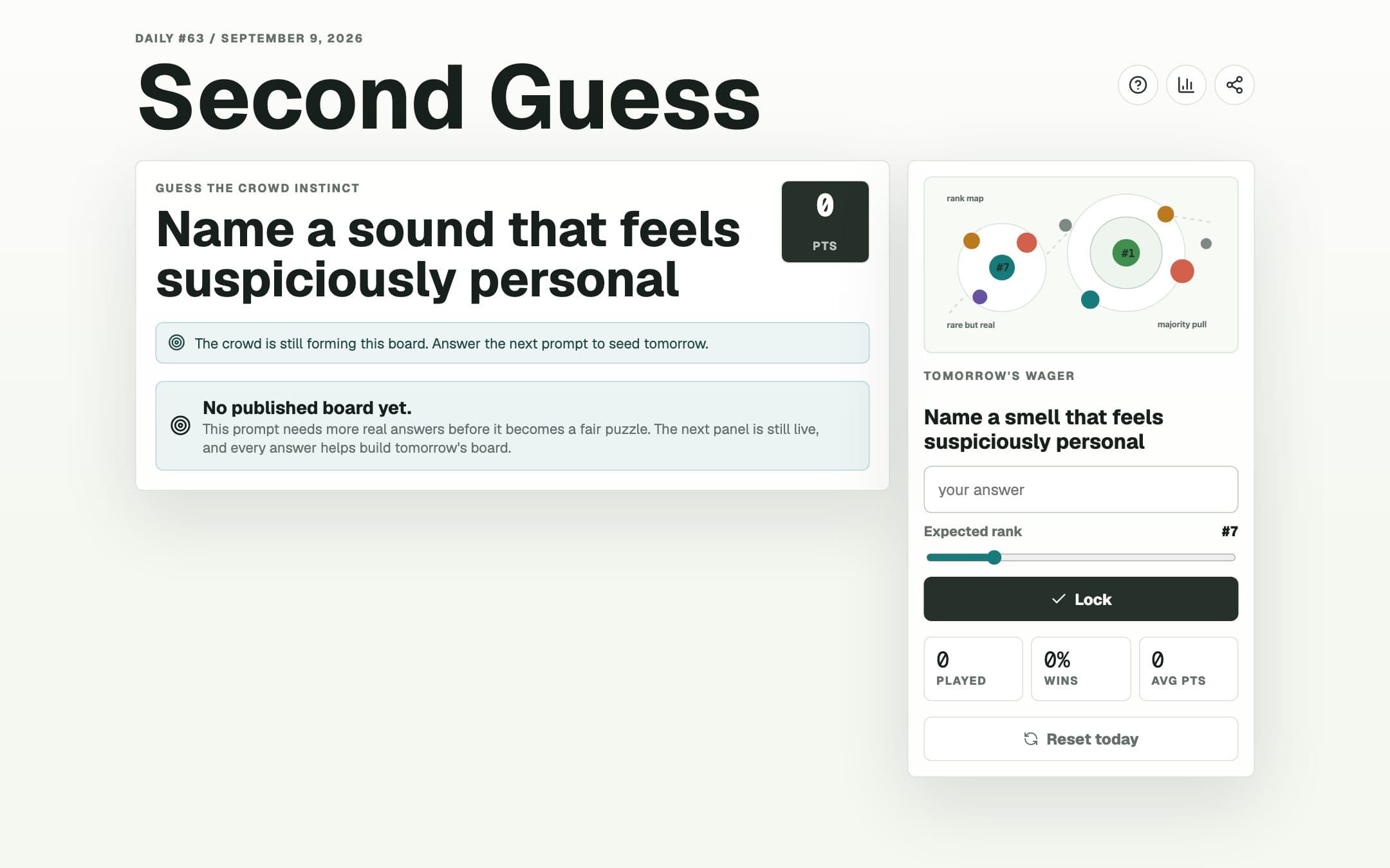 Second Guess screenshot